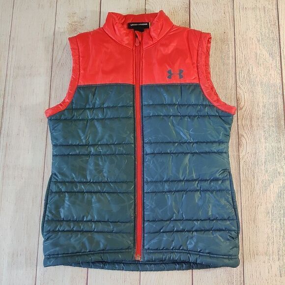 Girl's Under Armour loose fit puffer vest sz M - Picture 1 of 6